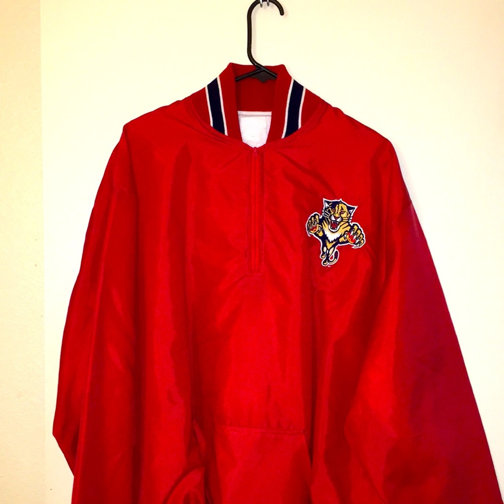 Vintage Florida Panthers 90’s Hockey Pull Over Jacket